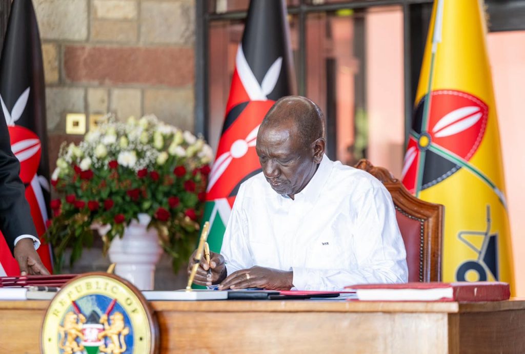 Ruto Signs Law Increasing County Governments’ Allocations