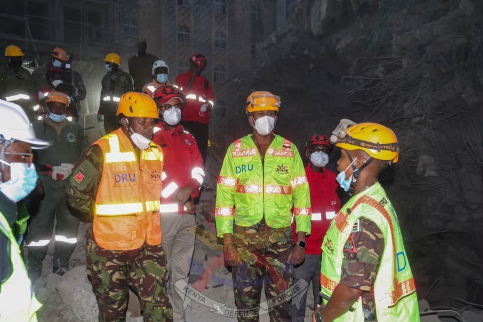 collapsed Eastleigh building